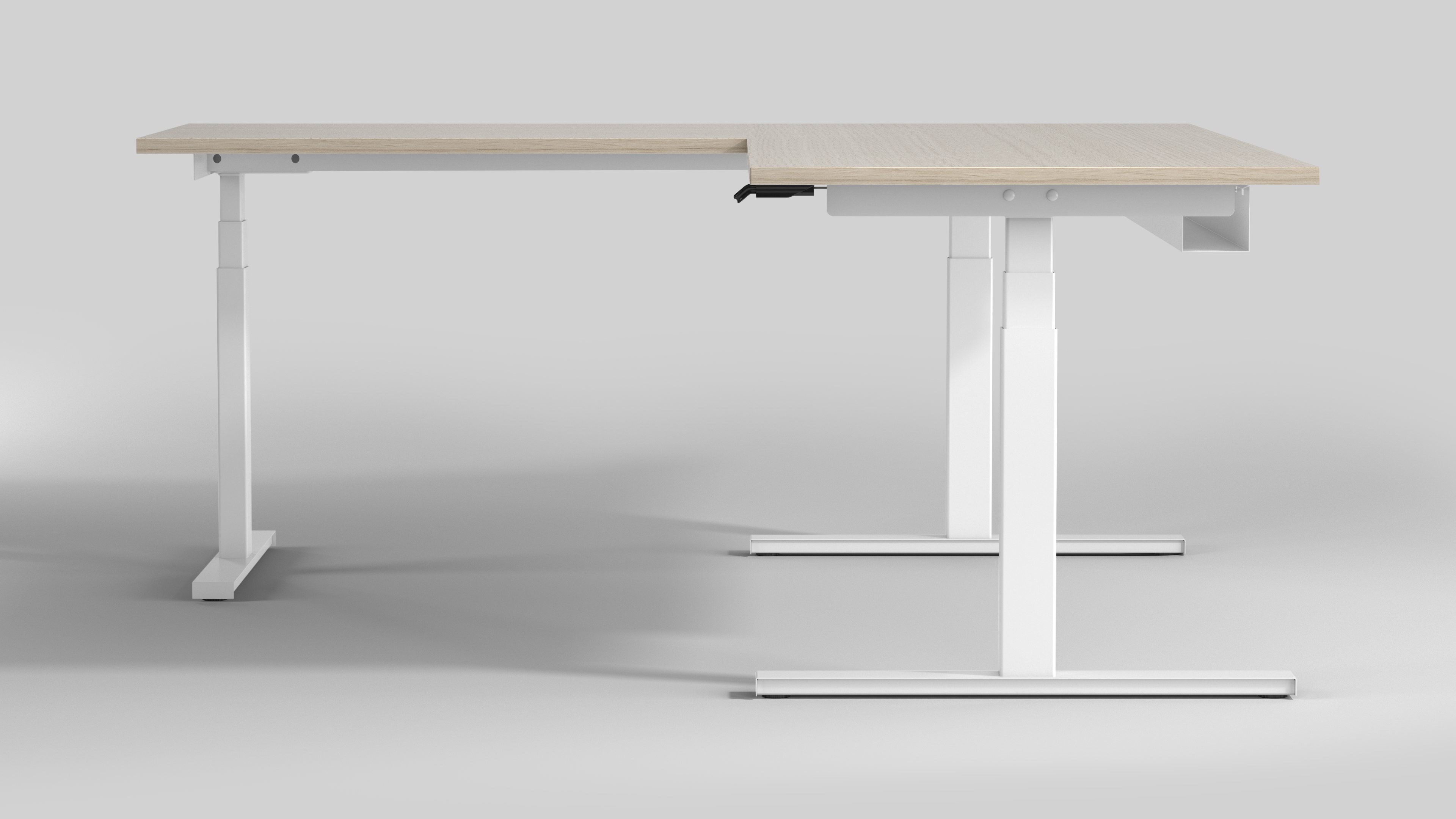 De Milano Hoek. Kleur: Wit RAL9016.