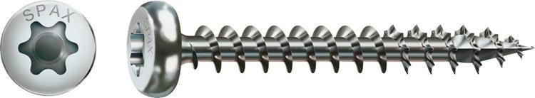 Spax bolkop Torx 4,5 verzinkt Voldraad