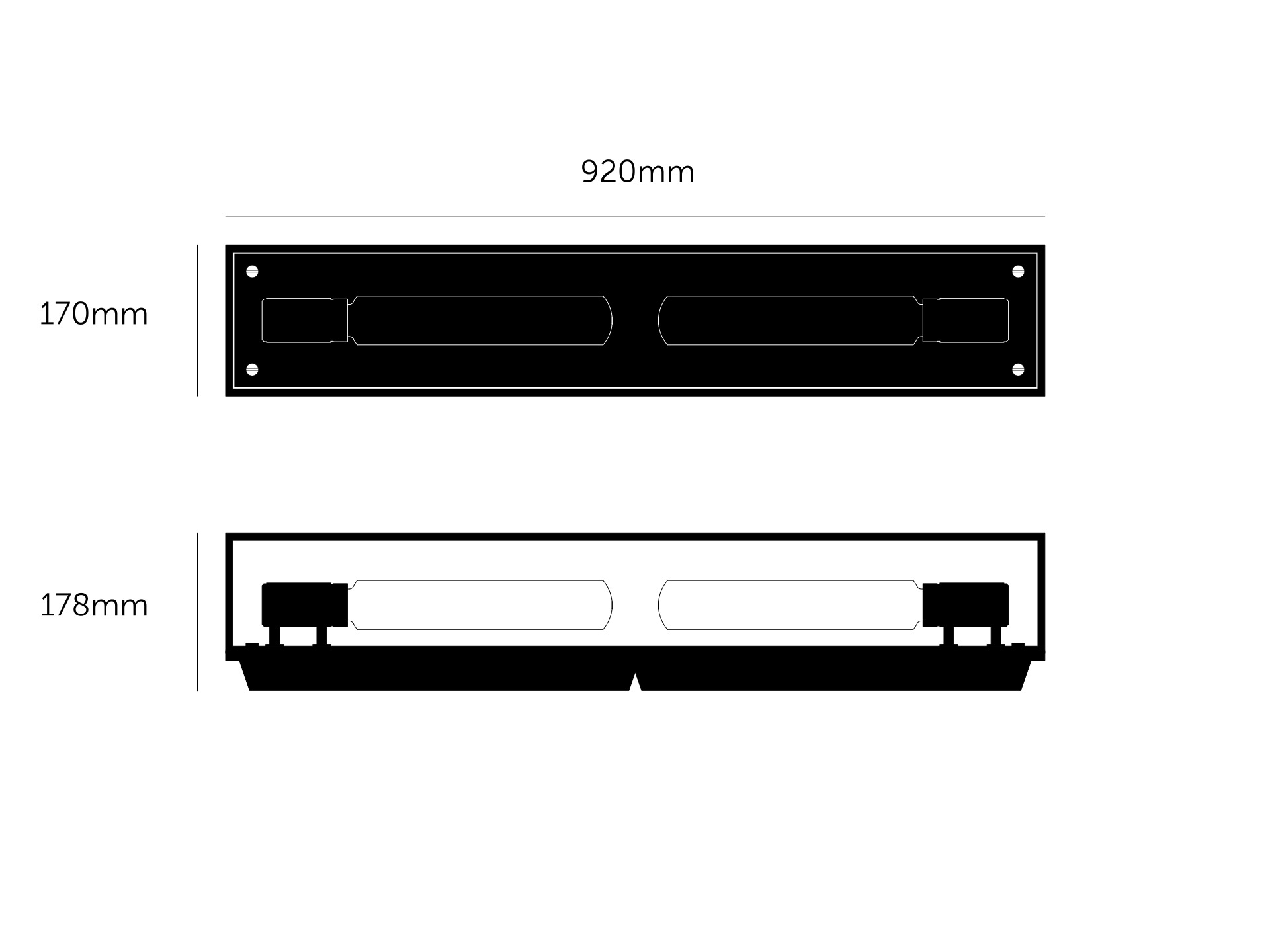 Caged Wall 2.0 X-Large - Sbm/Buster Bulb Tube
