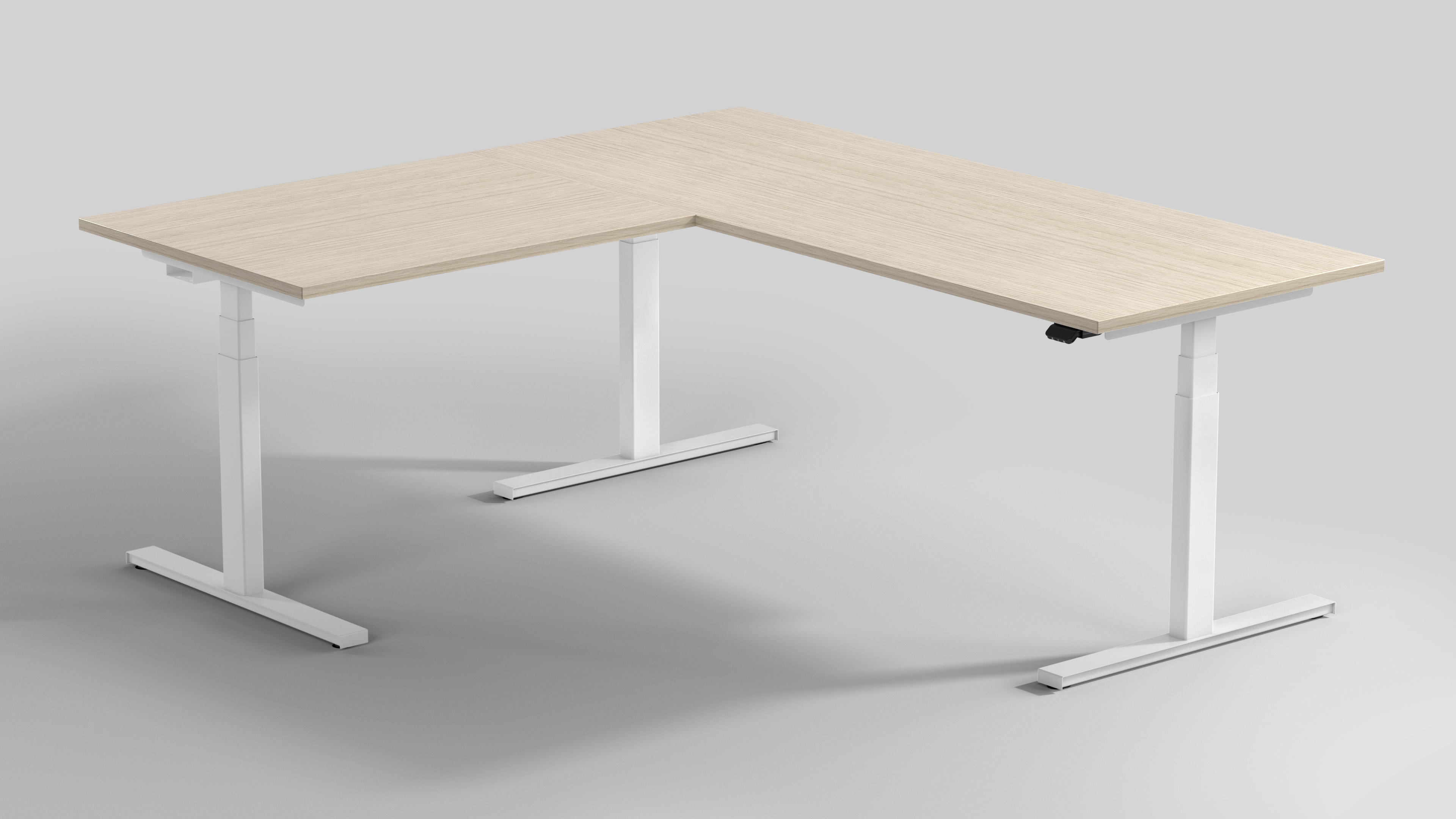 De Milano Hoek. Kleur: Wit RAL9016.